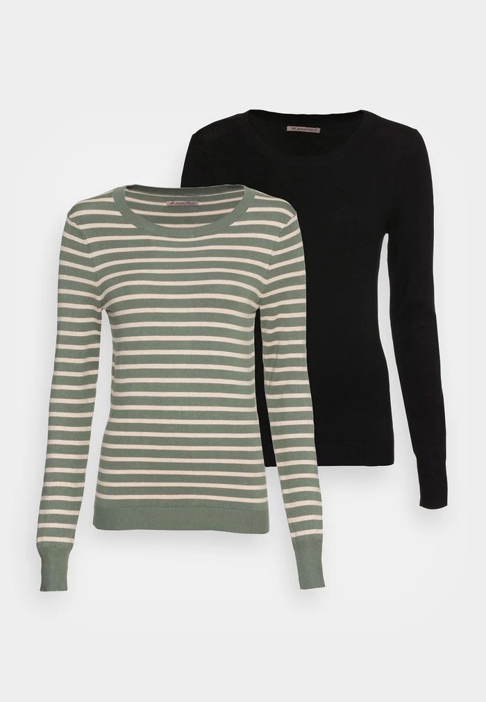 Pulls De Golf ANNA FIELD Anna Field 2 Pack Jumper Noir Femme | IEA-7963387